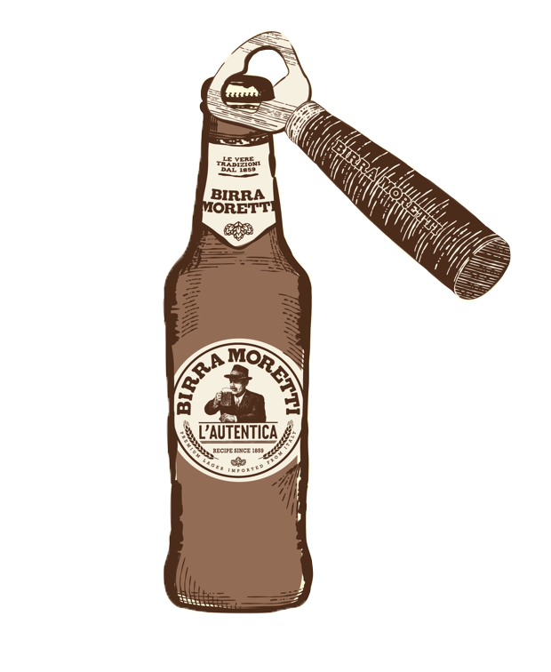 Birra Moretti ビール 1990年代 (未開栓) Birra Moretti ビール 1990年代 (未開栓) Birra Moretti ビール