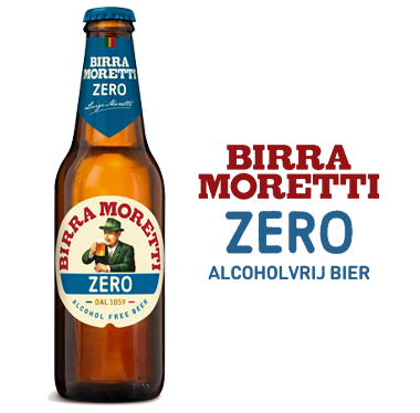 Birra Moretti Zero New Label 2024 Bottle Text Nl