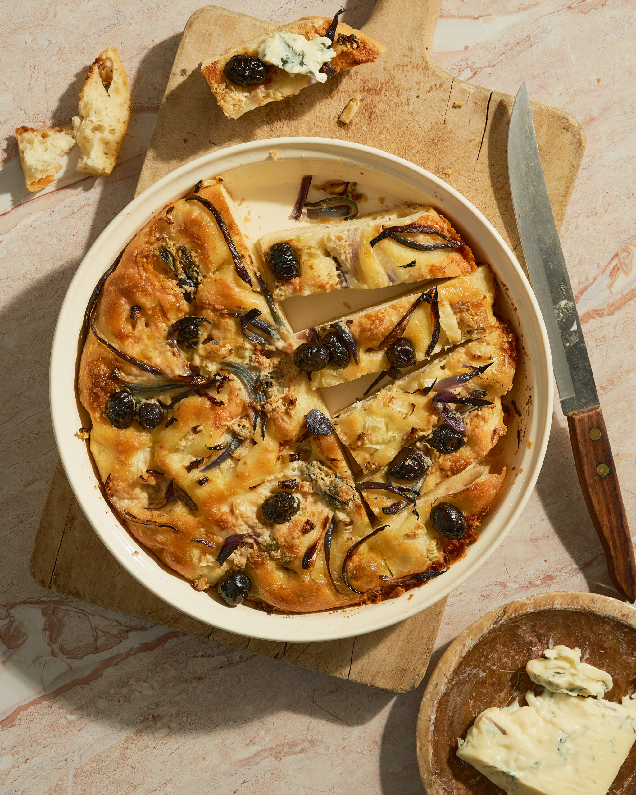 Focaccia Met Rode Ui