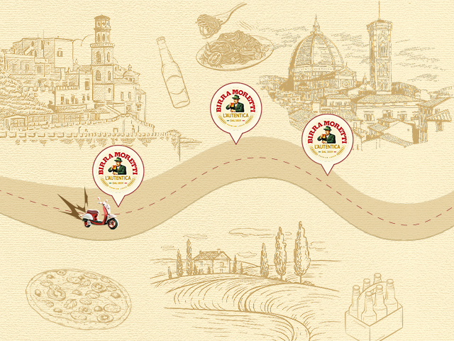 Birra Moretti Campaign Banner Site 640X480px