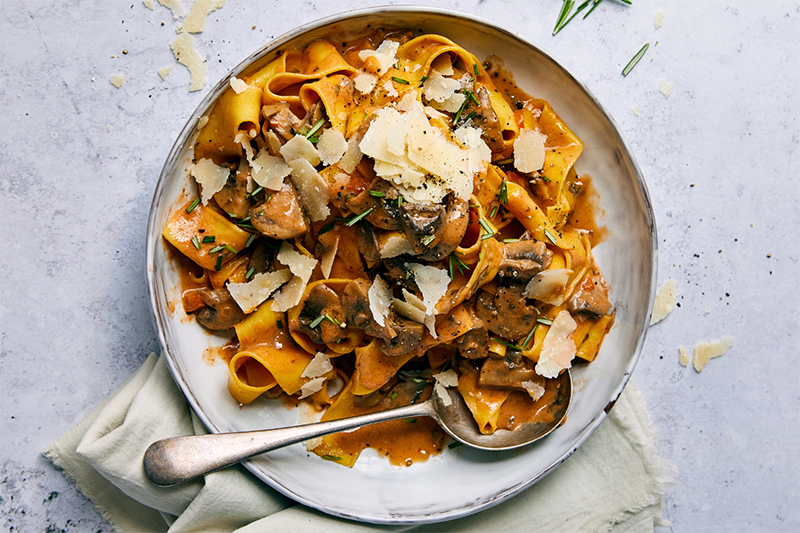 Creamy Tagliatelle